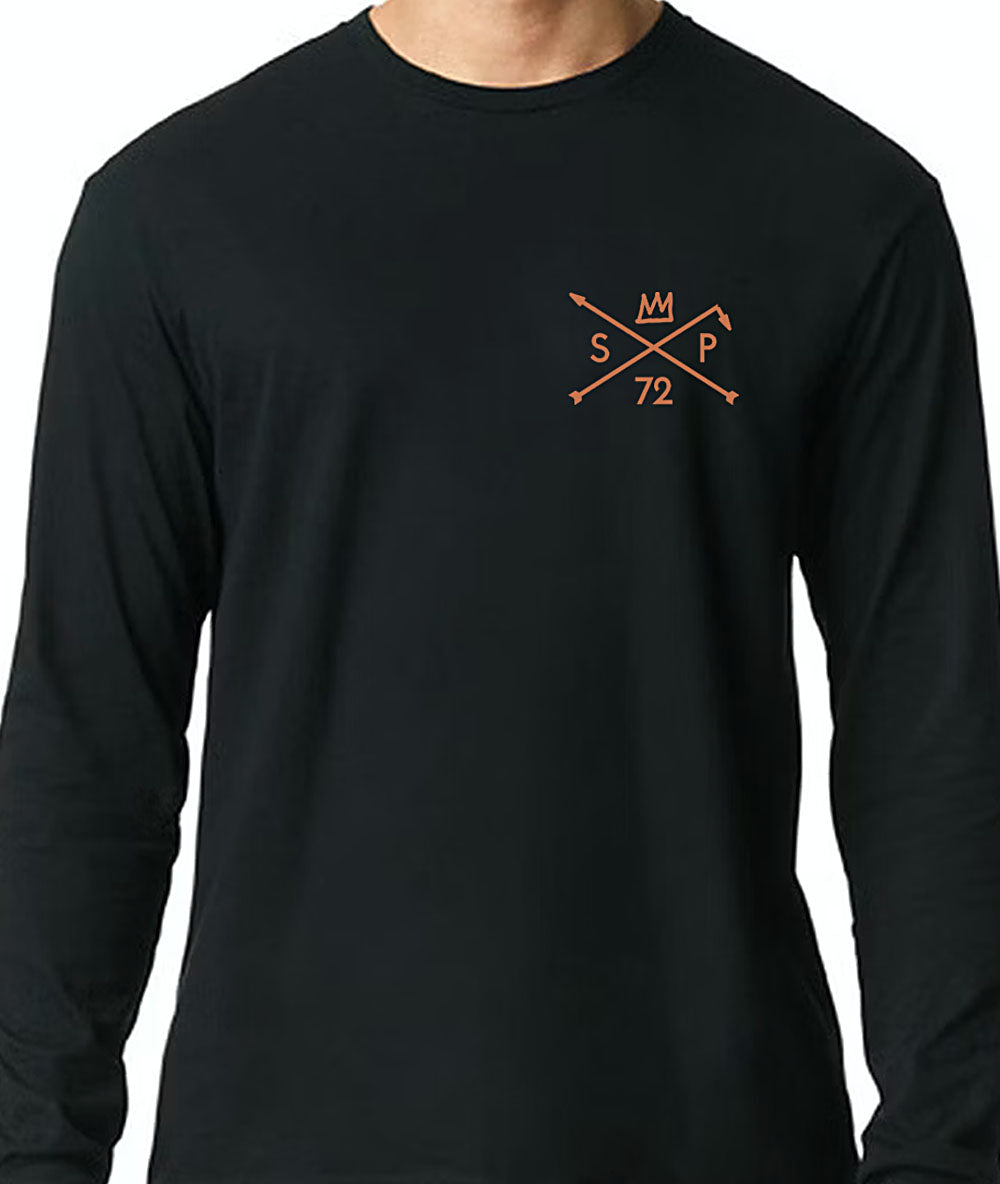 Broken Arrow - Black Long Sleeve T-Shirt