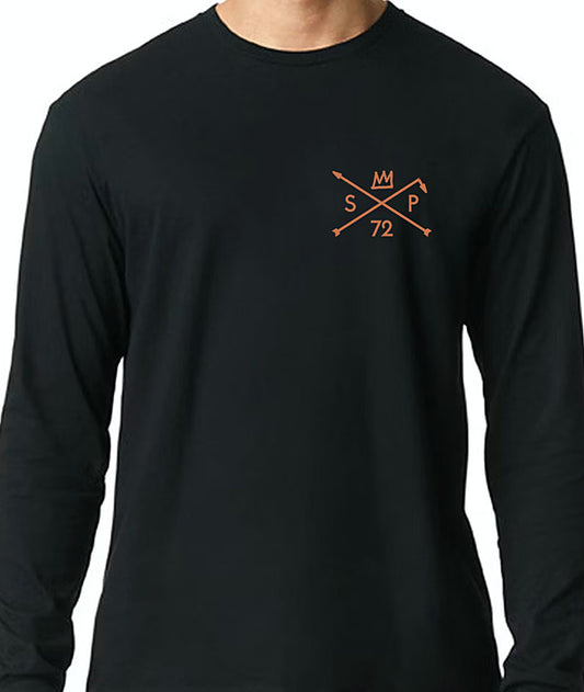 Broken Arrow - Black Long Sleeve T-Shirt