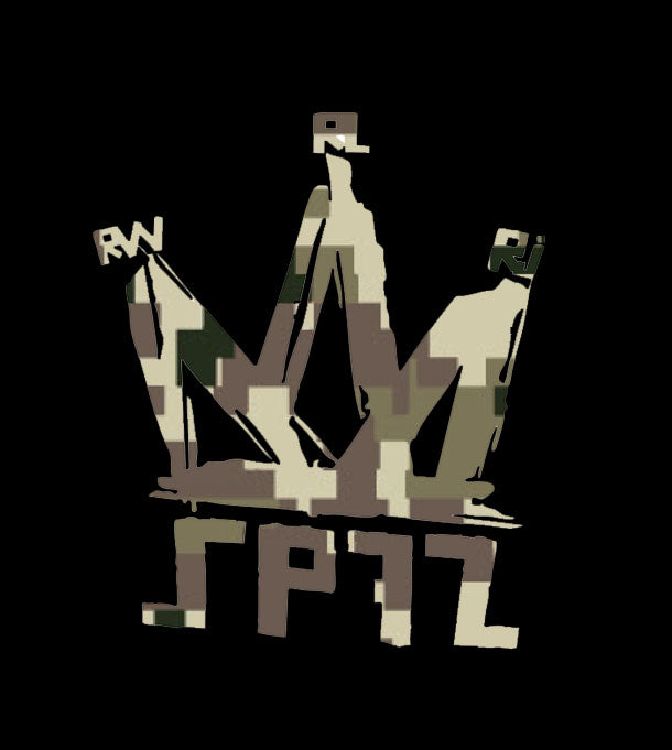 SP72 Crown Camo Black Long Sleeve T-Shirt