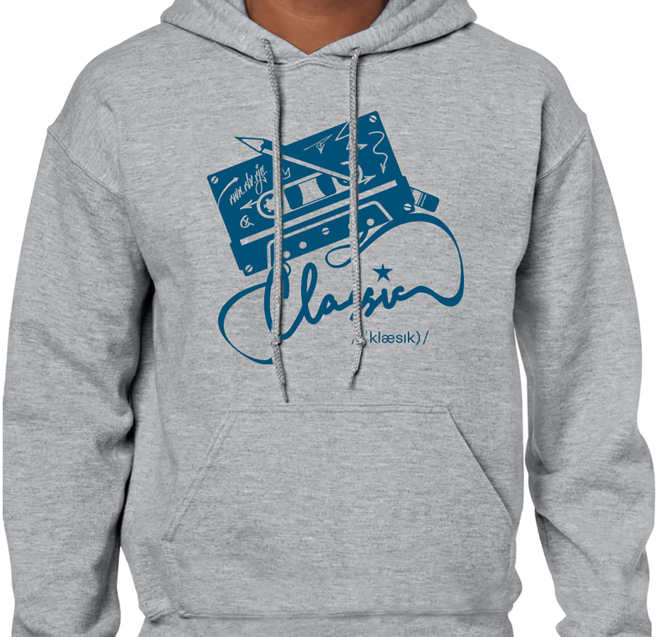 Sports Grey Heavy Blend Hoodie