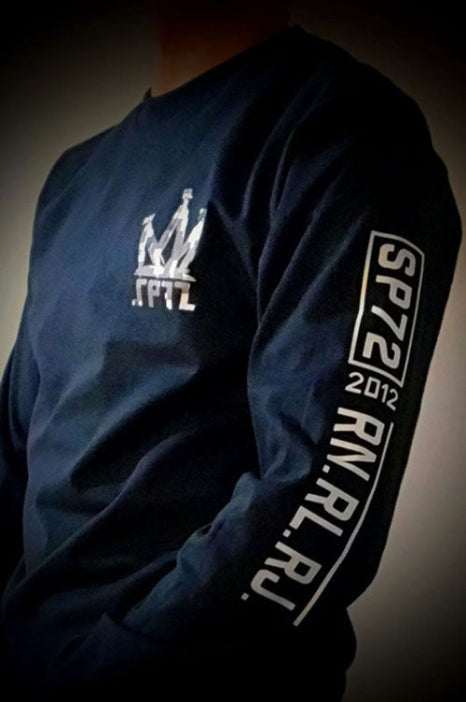 SP72 Crown Camo Black Long Sleeve T-Shirt